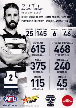 2018 Select Footy Stars #90 Zac Tuohy Back